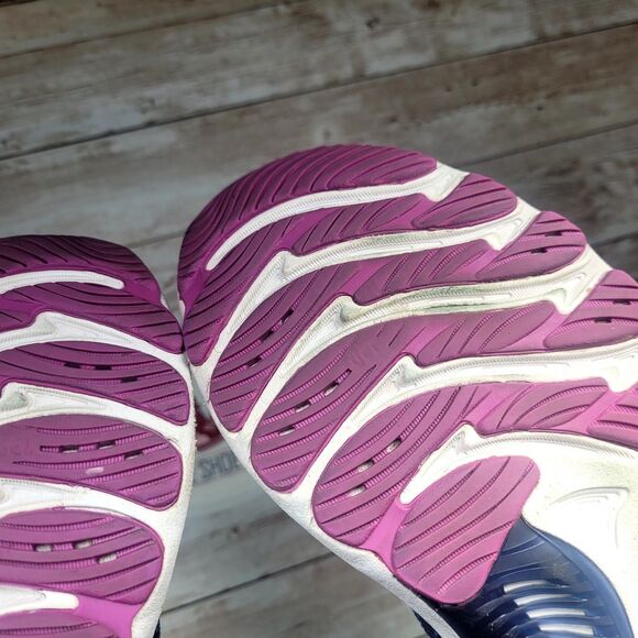 Asics Gel Nimbus 23 Women's Size 7 Blue Purple Athletic Running Shoes - Picture 11 of 13